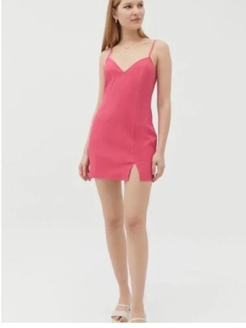 Urban Outfitters Eldridge Notched Bodycon Mini Dress
